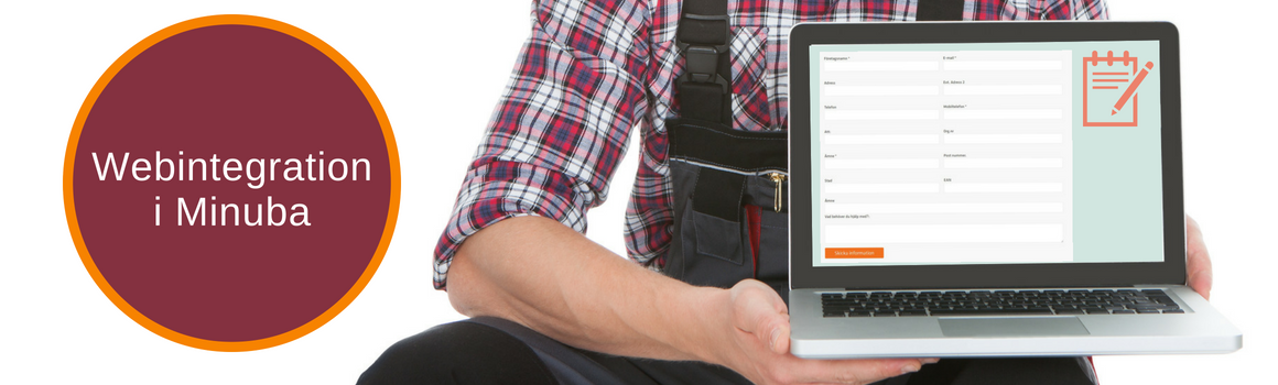 Webintegration i Minuba